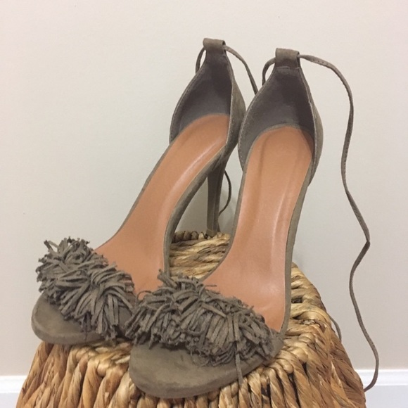 Wild diva lounge fringe lace up heel - Picture 3 of 6